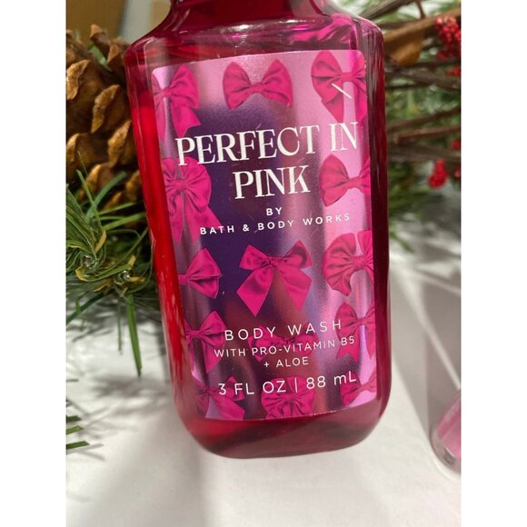 Bath & Body Works “Perfect in Pink” New 4-Pc Travel Mini Size Set - Picture 2 of 9